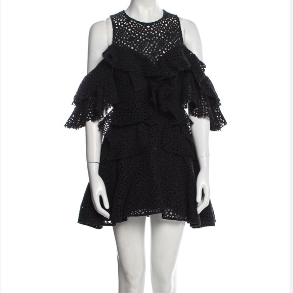 Acler Dresses & Skirts - Acler Upton Off-Shoulder Lace Mini Dress - Black - Size 6